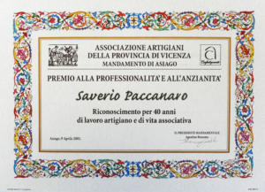 Paccanaro Riconoscimenti 1